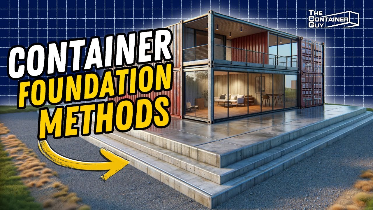 Concrete Foundations For Shipping Container Homes The Container Guy
